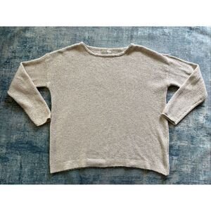Be Cool Oatmeal Cream Beige Knit Sweater M / L